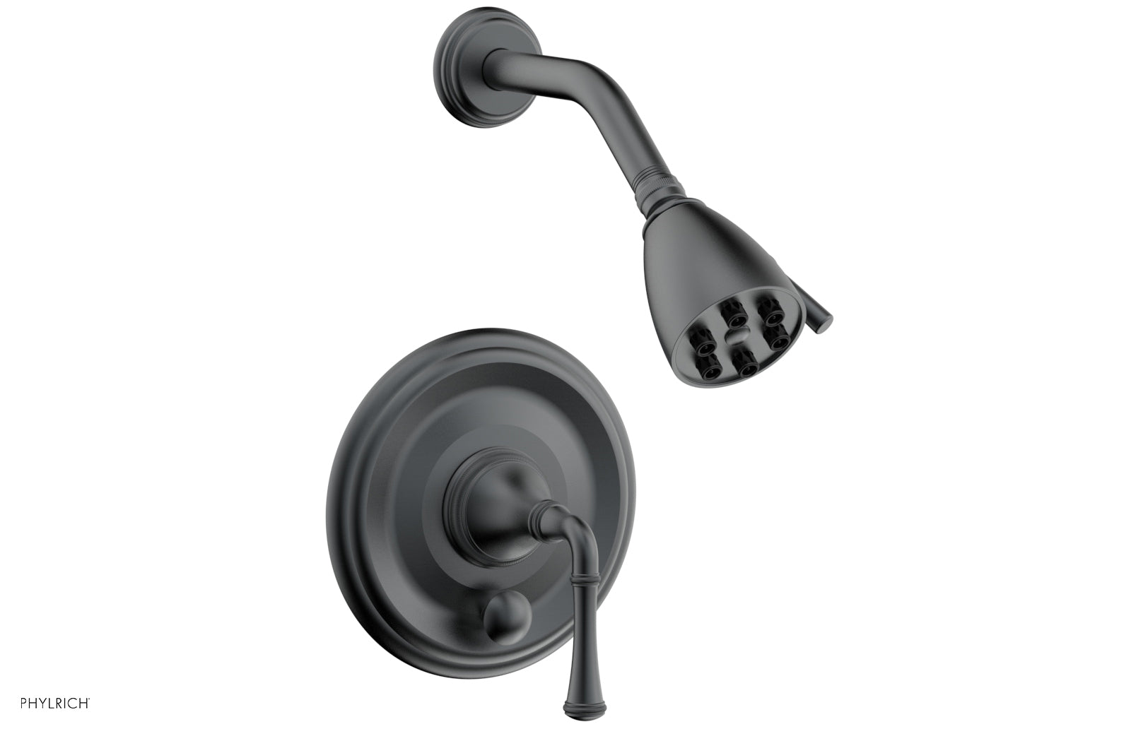 Phylrich COINED Pressure Balance Shower and Diverter Set (Less Spout), Lever Handle