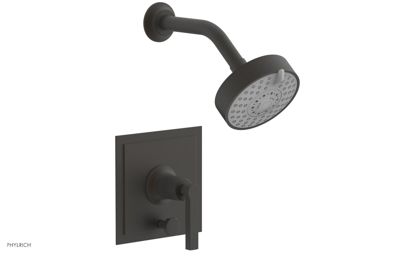 Phylrich HEX MODERN Pressure Balance Shower and Diverter Set Lever Handle (Less Spout)