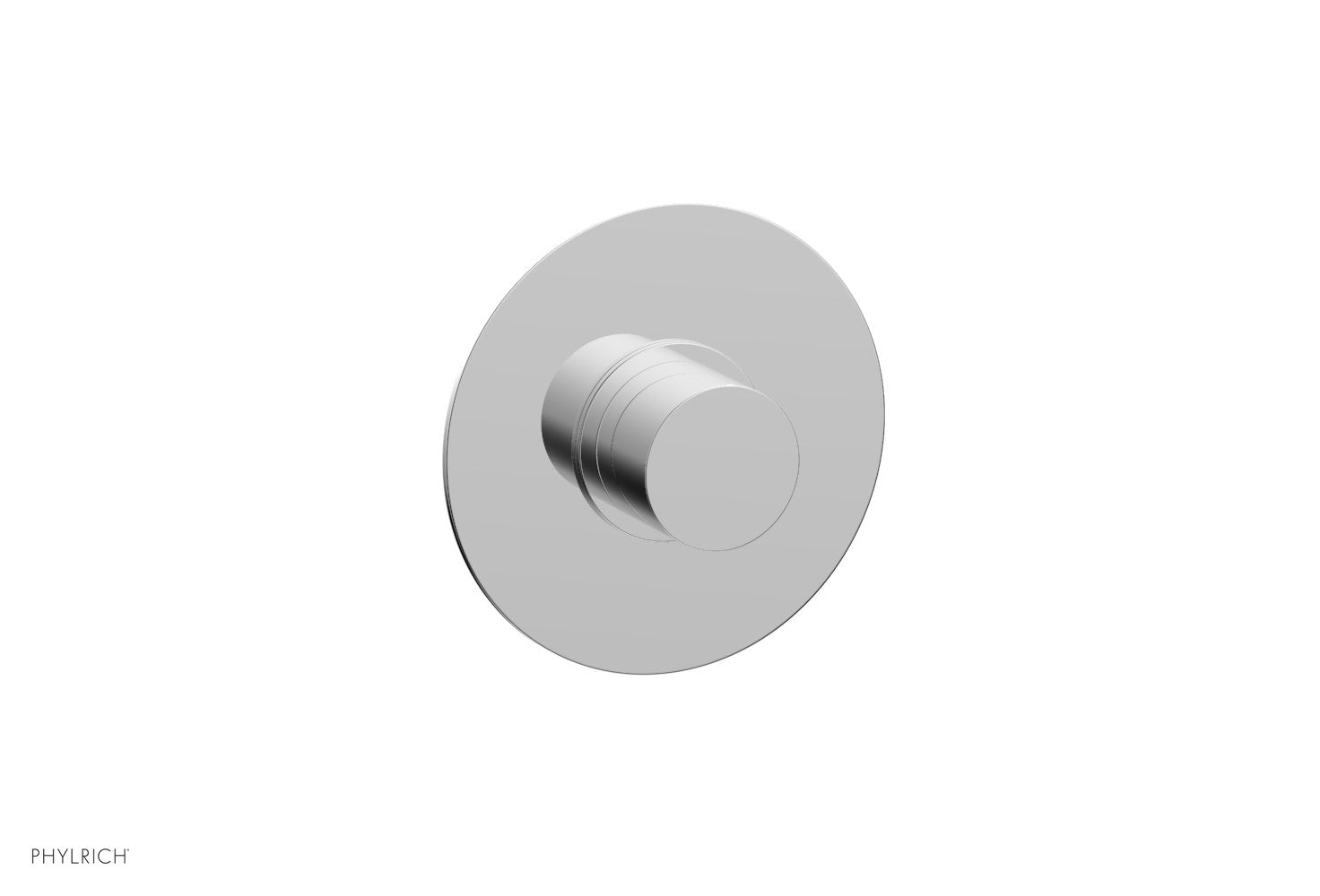 polished chrome shower trim