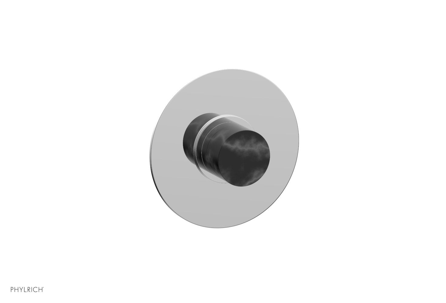 polished chrome shower trim