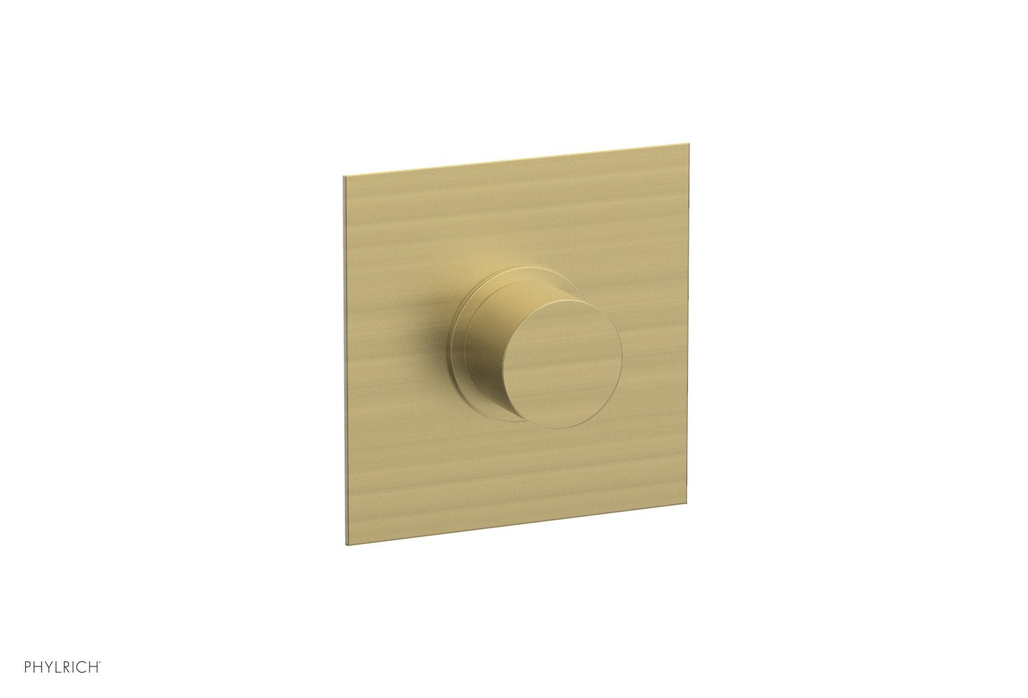 Phylrich BASIC II 1/2" Mini Thermostatic Square Shower Trim Smooth Handle