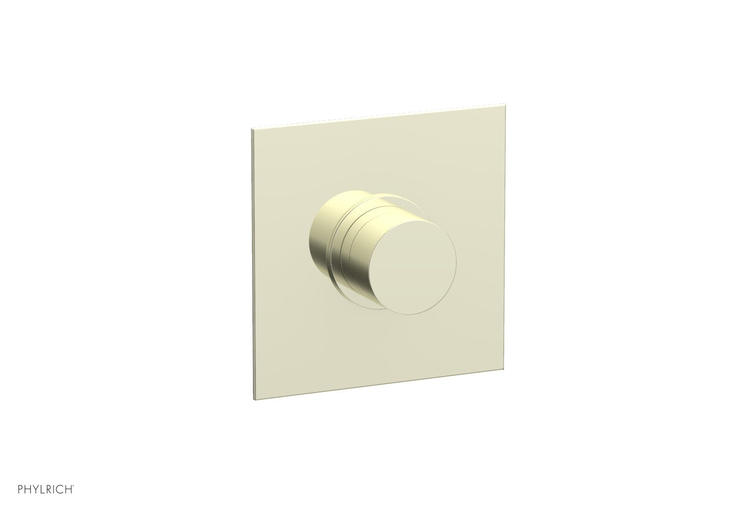 Phylrich BASIC II 1/2" Mini Thermostatic Square Shower Trim Smooth Handle