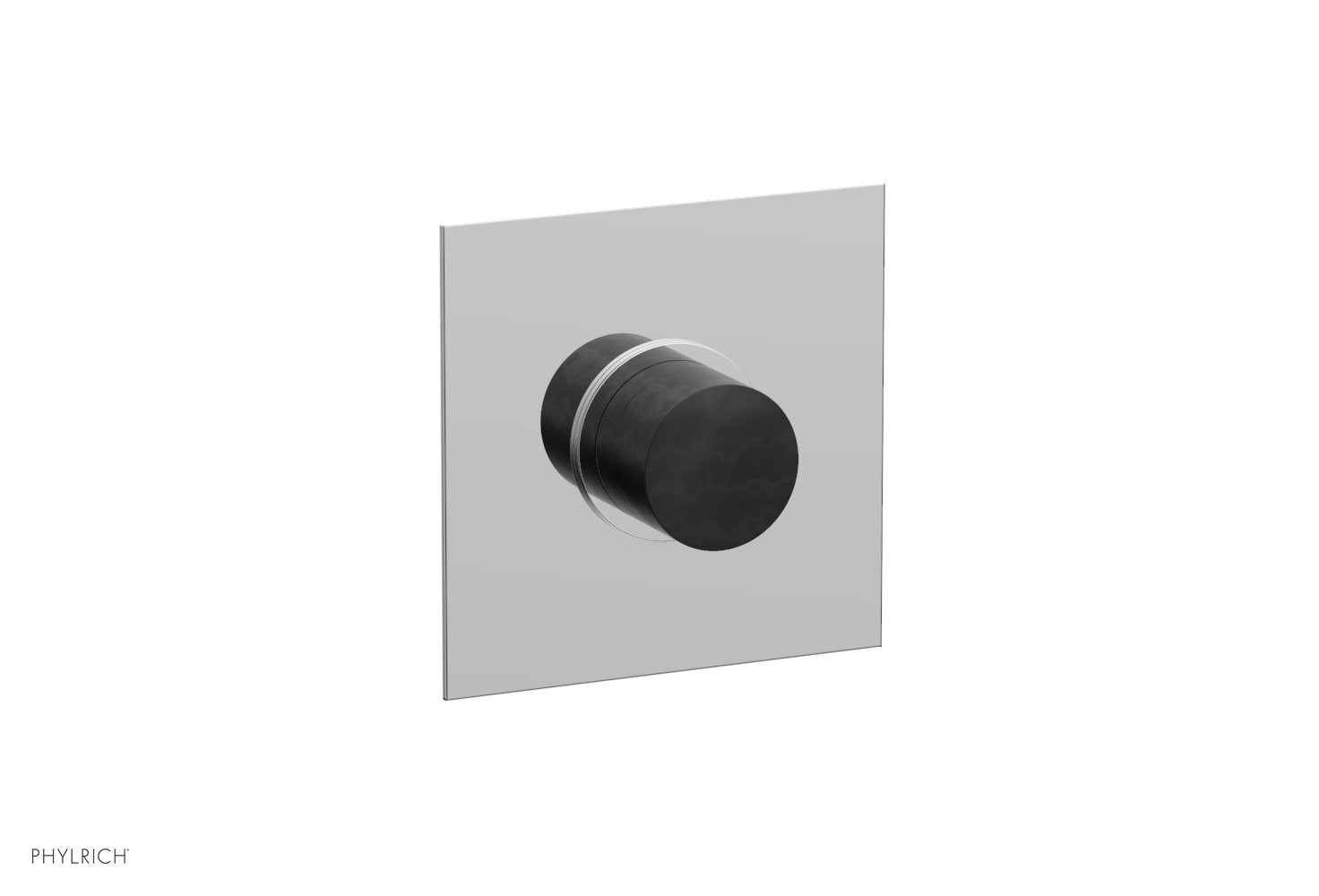 polished chrome shower trim