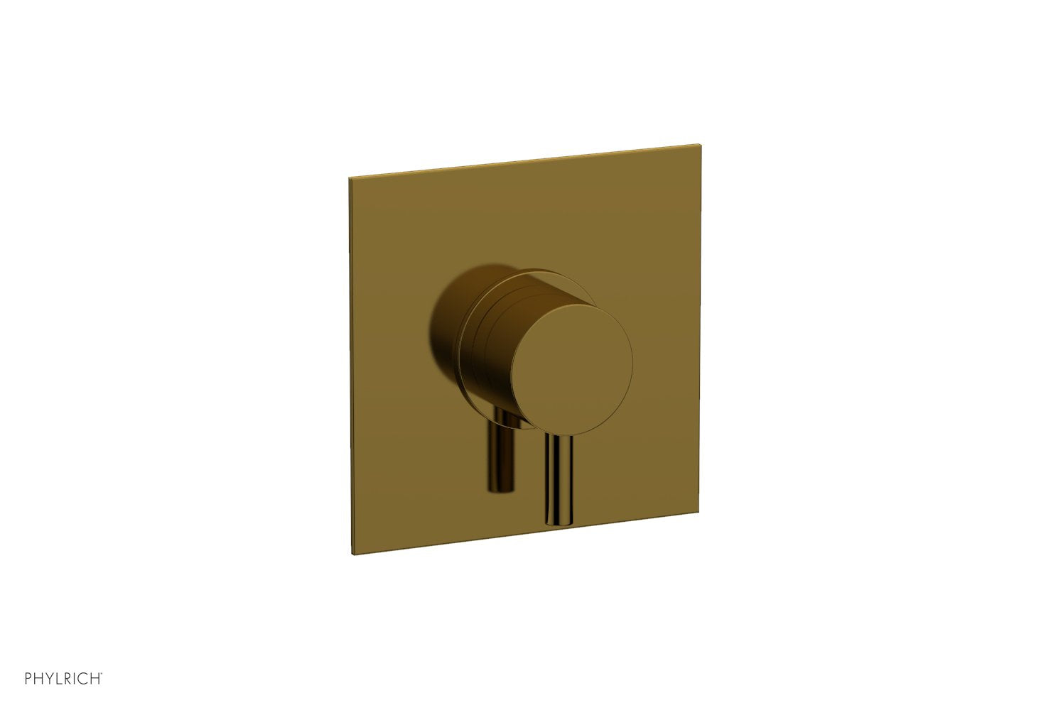Phylrich BASIC II 1/2" Mini Thermostatic Square Shower Trim Lever Handle