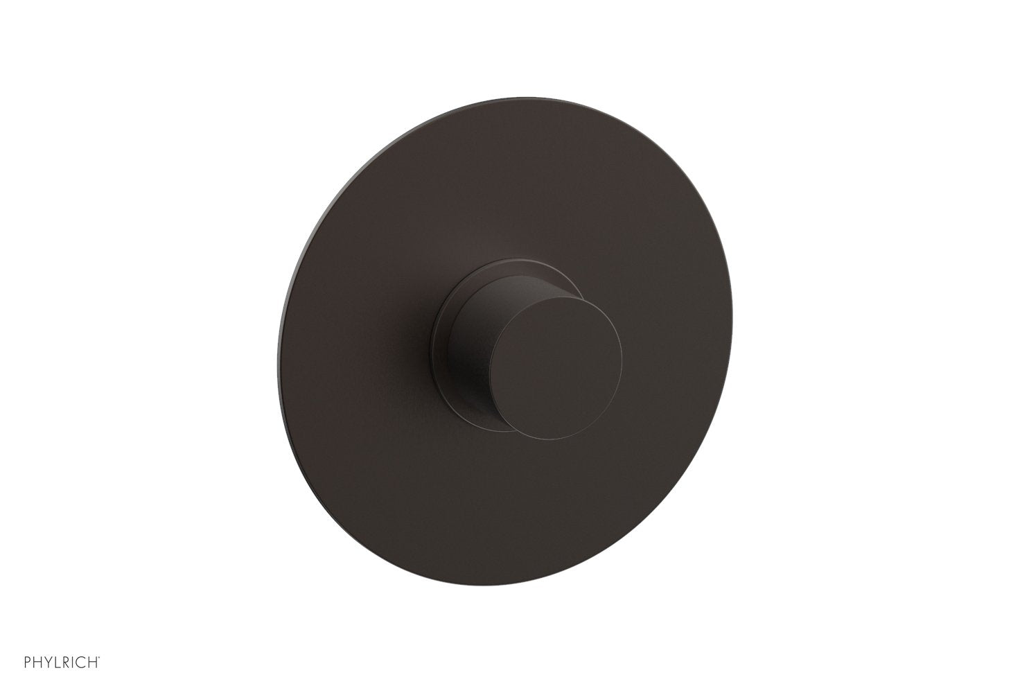 Phylrich BASIC II Pressure Balance Round Shower Plate & Handle Trim, Smooth Handle