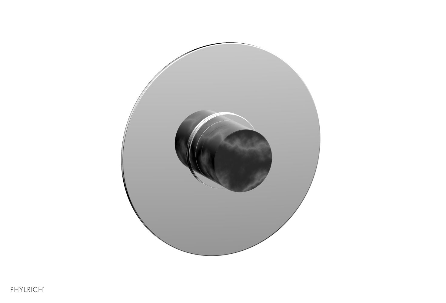 polished chrome shower plate