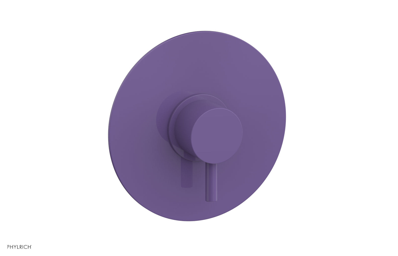 Phylrich BASIC II Pressure Balance Round Shower Plate & Handle Trim, Lever Handle