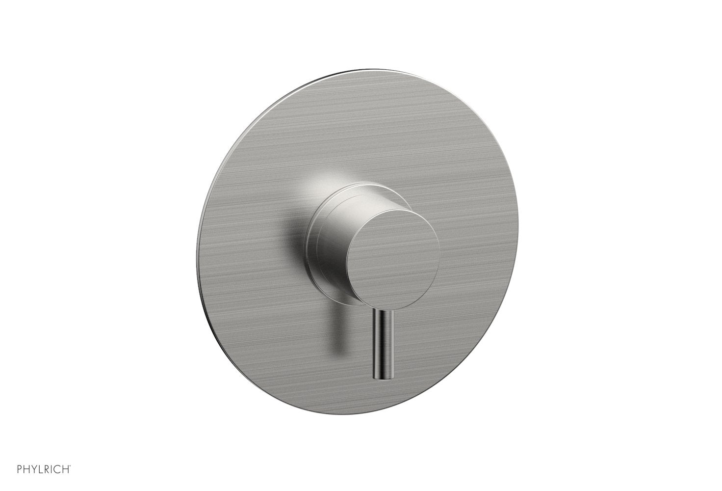 Phylrich BASIC II Pressure Balance Round Shower Plate & Handle Trim, Lever Handle