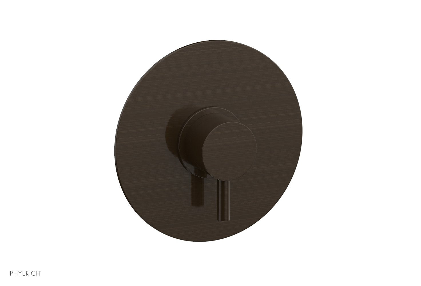 Phylrich BASIC II Pressure Balance Round Shower Plate & Handle Trim, Lever Handle