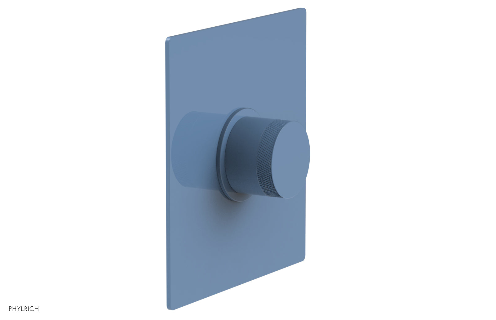 Phylrich BASIC II Pressure Balance Square Shower Plate & Knurled Handle Trim