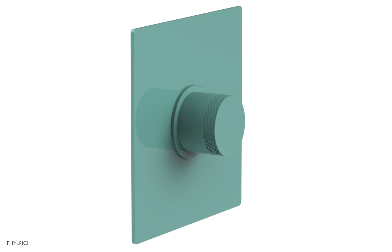 Phylrich BASIC II Pressure Balance Square Shower Plate & Knurled Handle Trim