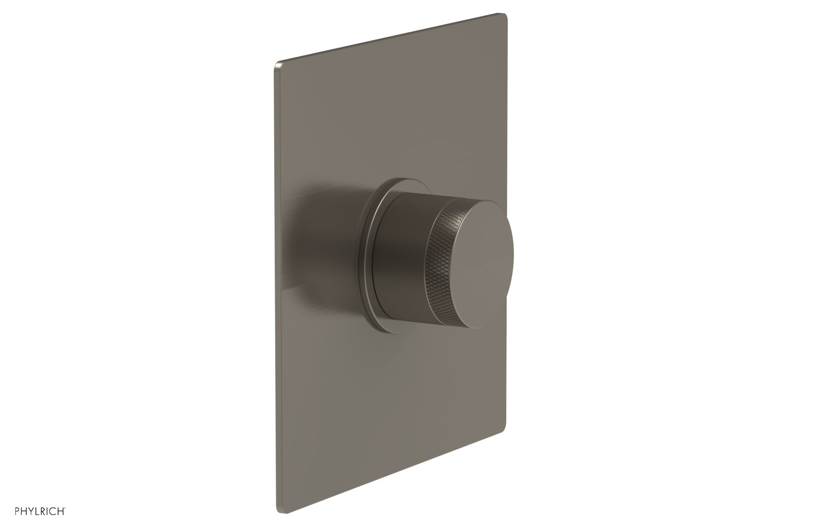 Phylrich BASIC II Pressure Balance Square Shower Plate & Knurled Handle Trim