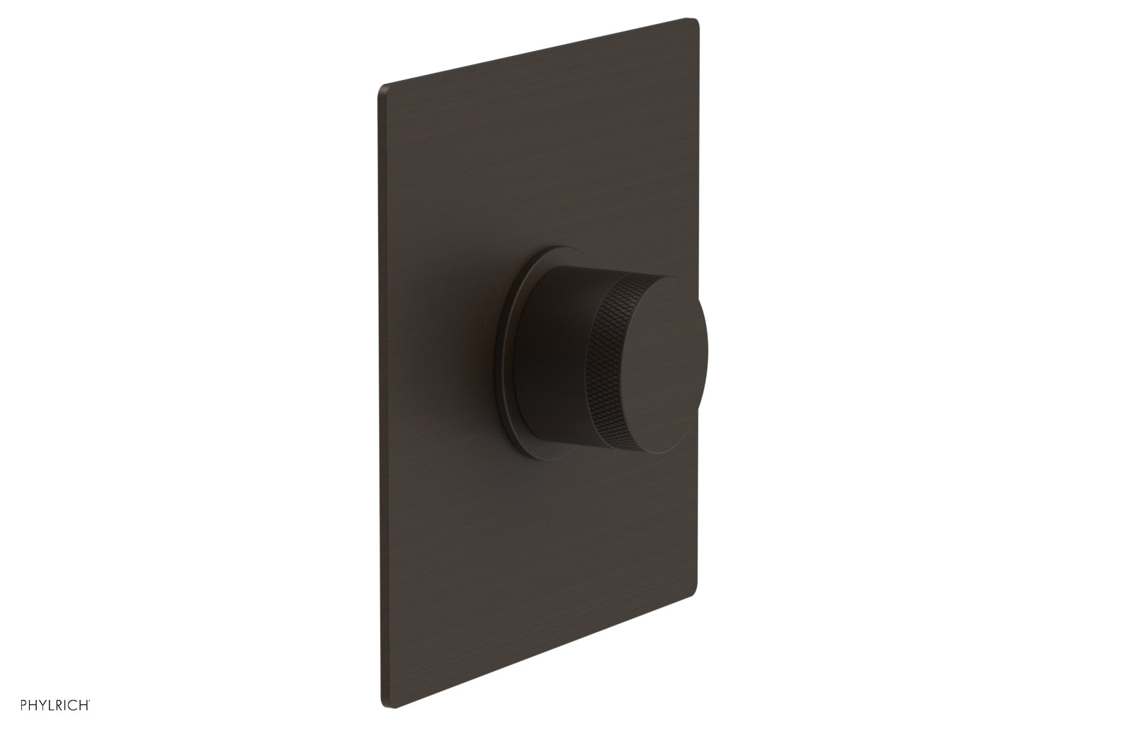 Phylrich BASIC II Pressure Balance Square Shower Plate & Knurled Handle Trim