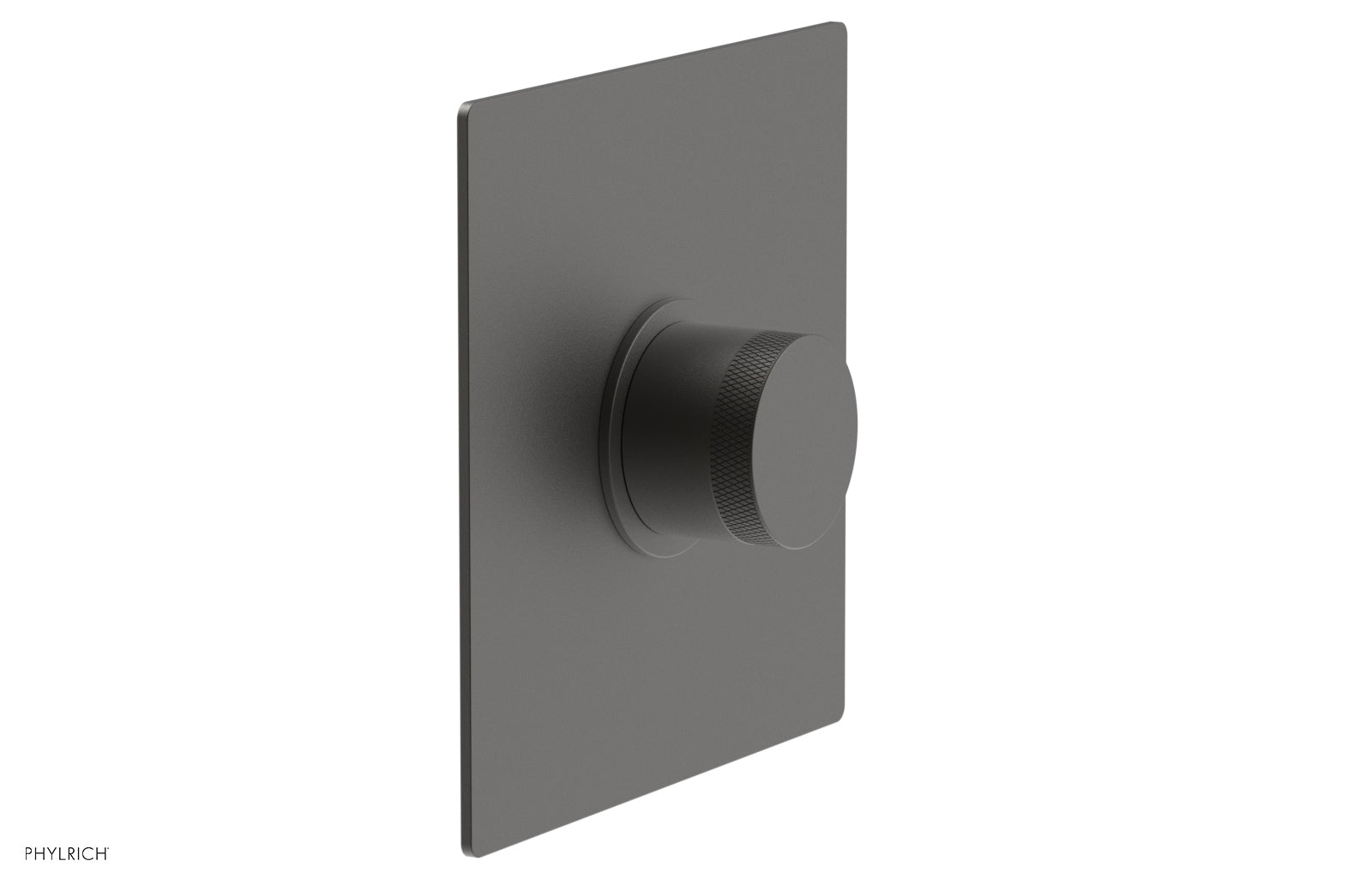 Phylrich BASIC II Pressure Balance Square Shower Plate & Knurled Handle Trim