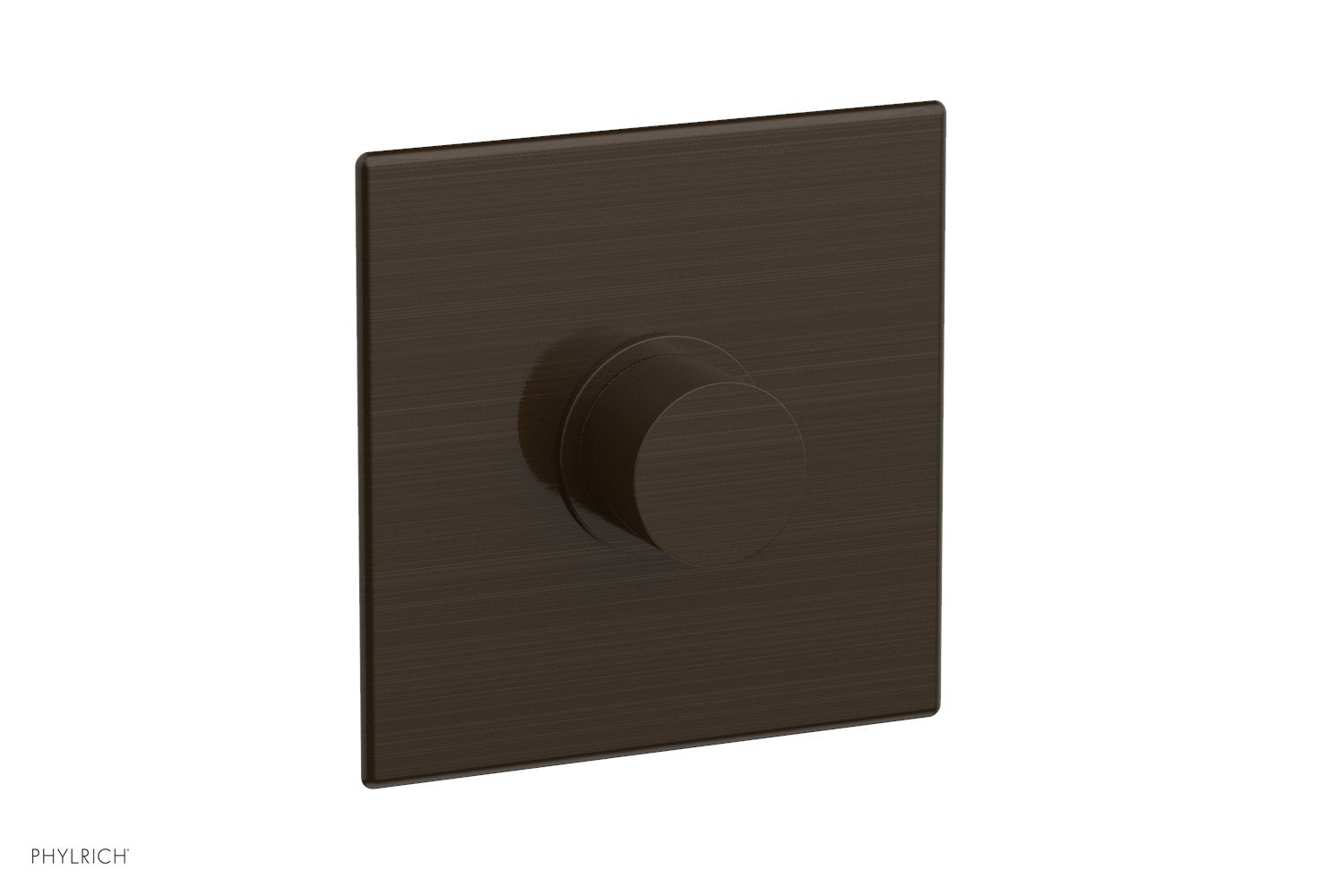 Phylrich BASIC II Pressure Balance Square Shower Plate & Smooth Handle Trim