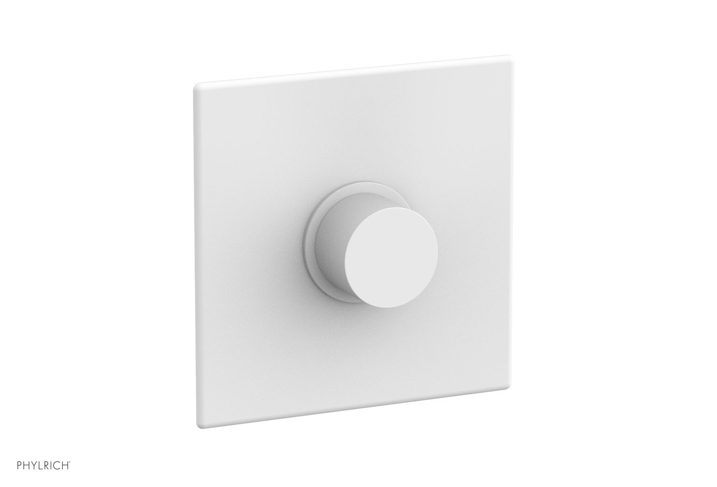 Phylrich BASIC II 3/4" Thermostatic Square Shower Trim, Smooth Handle