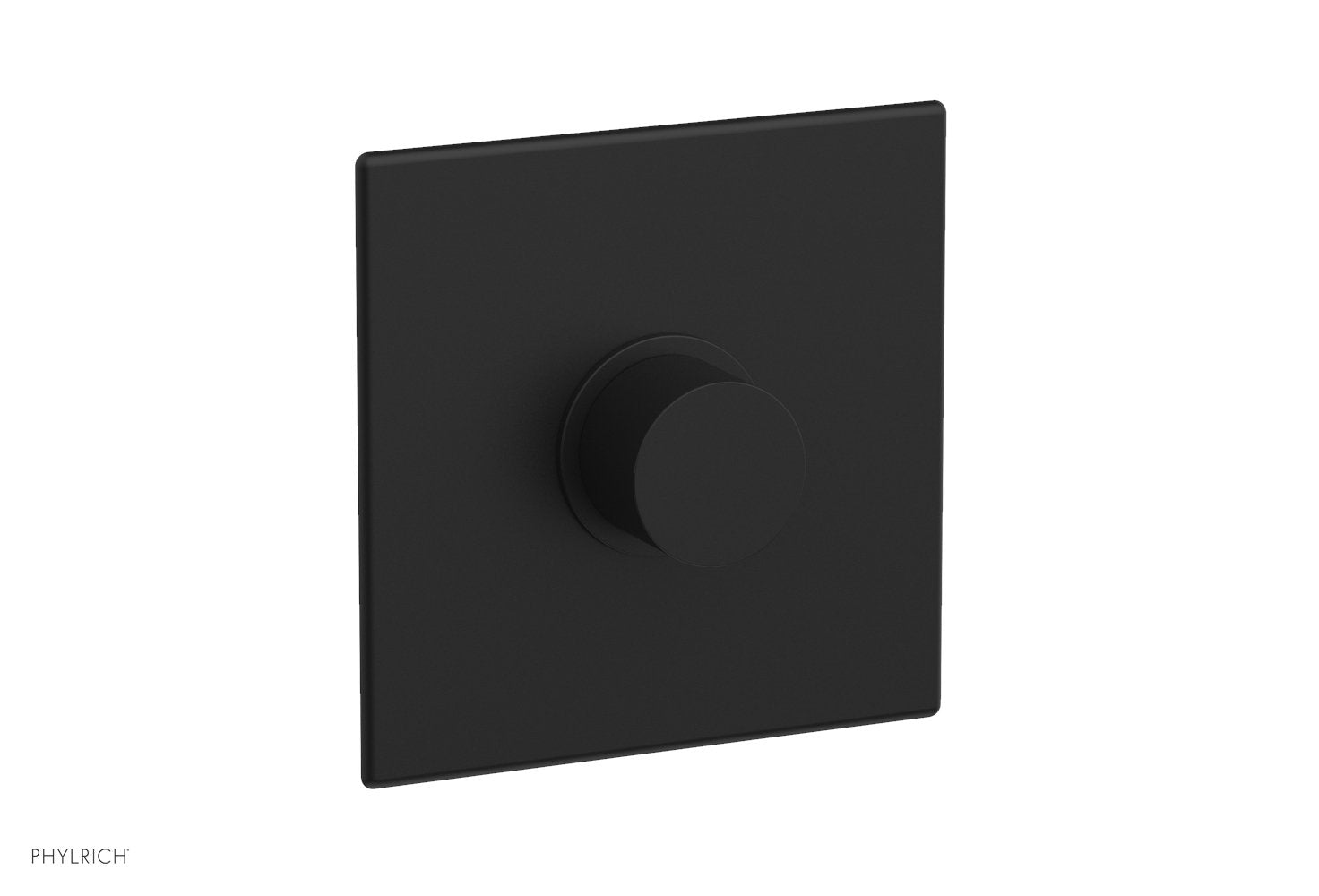Phylrich BASIC II Pressure Balance Square Shower Plate & Smooth Handle Trim