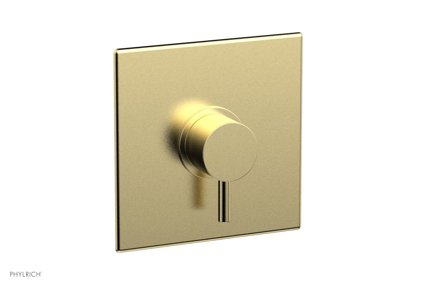 Phylrich BASIC II Pressure Balance Square Shower Plate & Lever Handle Trim