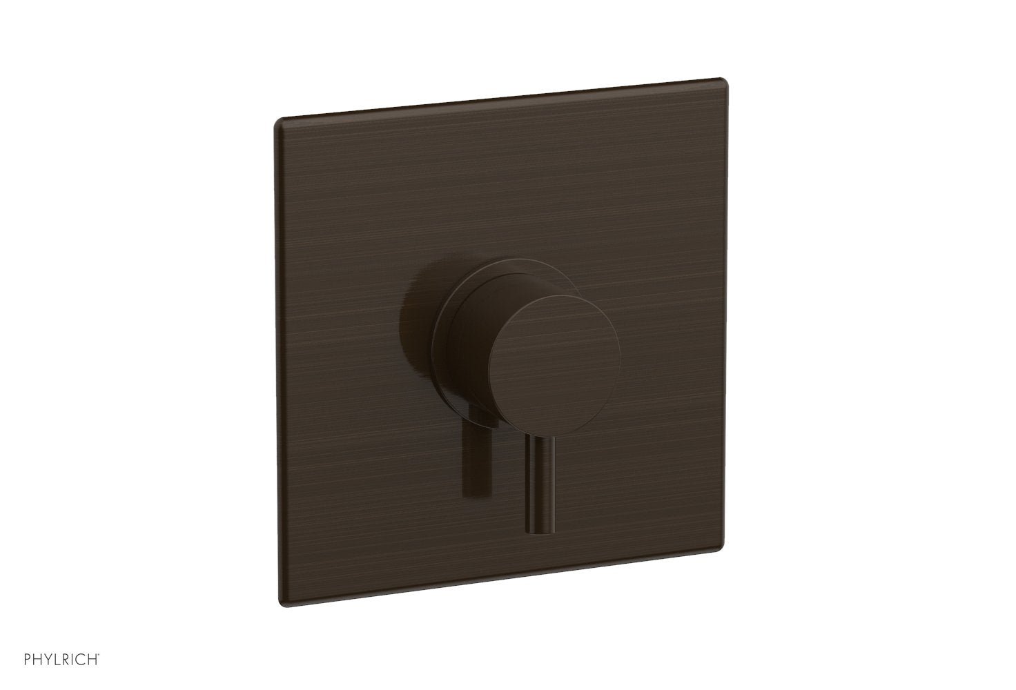 Phylrich BASIC II Pressure Balance Square Shower Plate & Lever Handle Trim