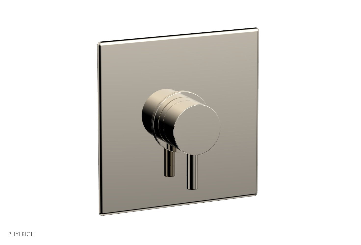 Phylrich BASIC II Pressure Balance Square Shower Plate & Lever Handle Trim