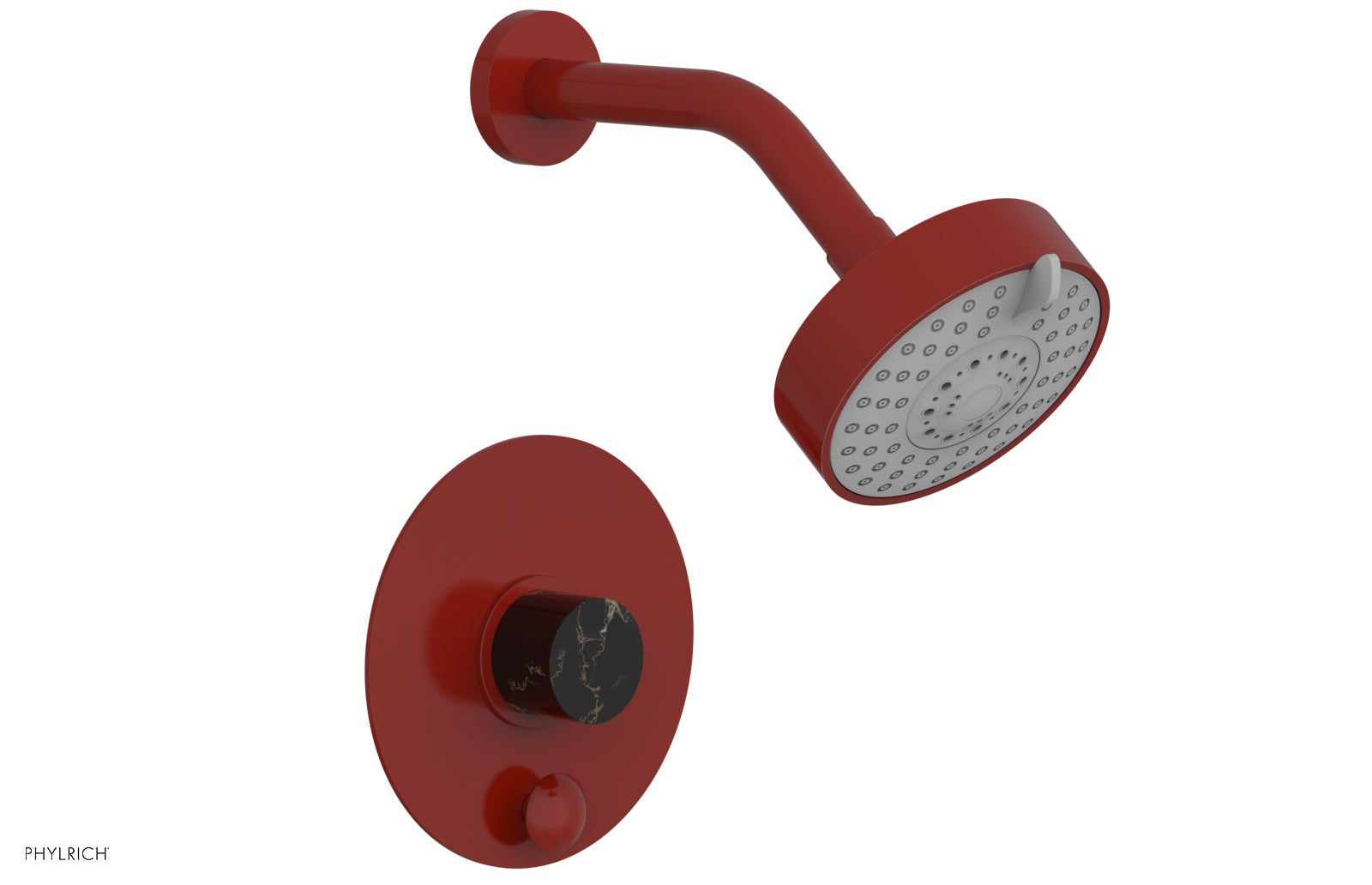Phylrich BASIC II Pressure Balance Shower and Diverter Set (Less Spout)