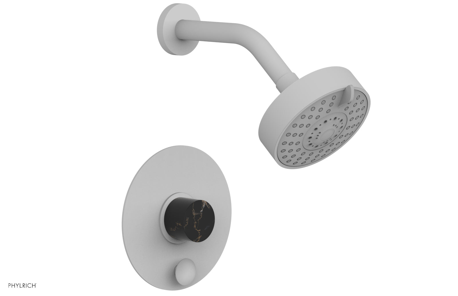 Phylrich BASIC II Pressure Balance Shower and Diverter Set (Less Spout)