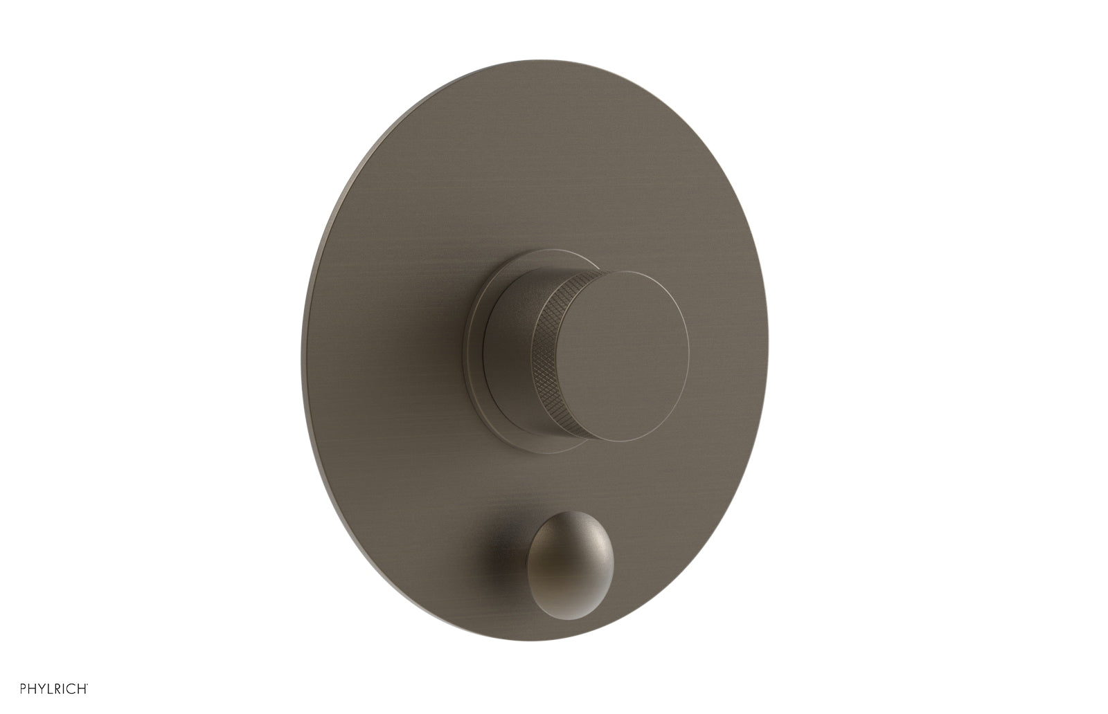Phylrich BASIC II Pressure Balance Shower Plate with Diverter and Handle Trim Set