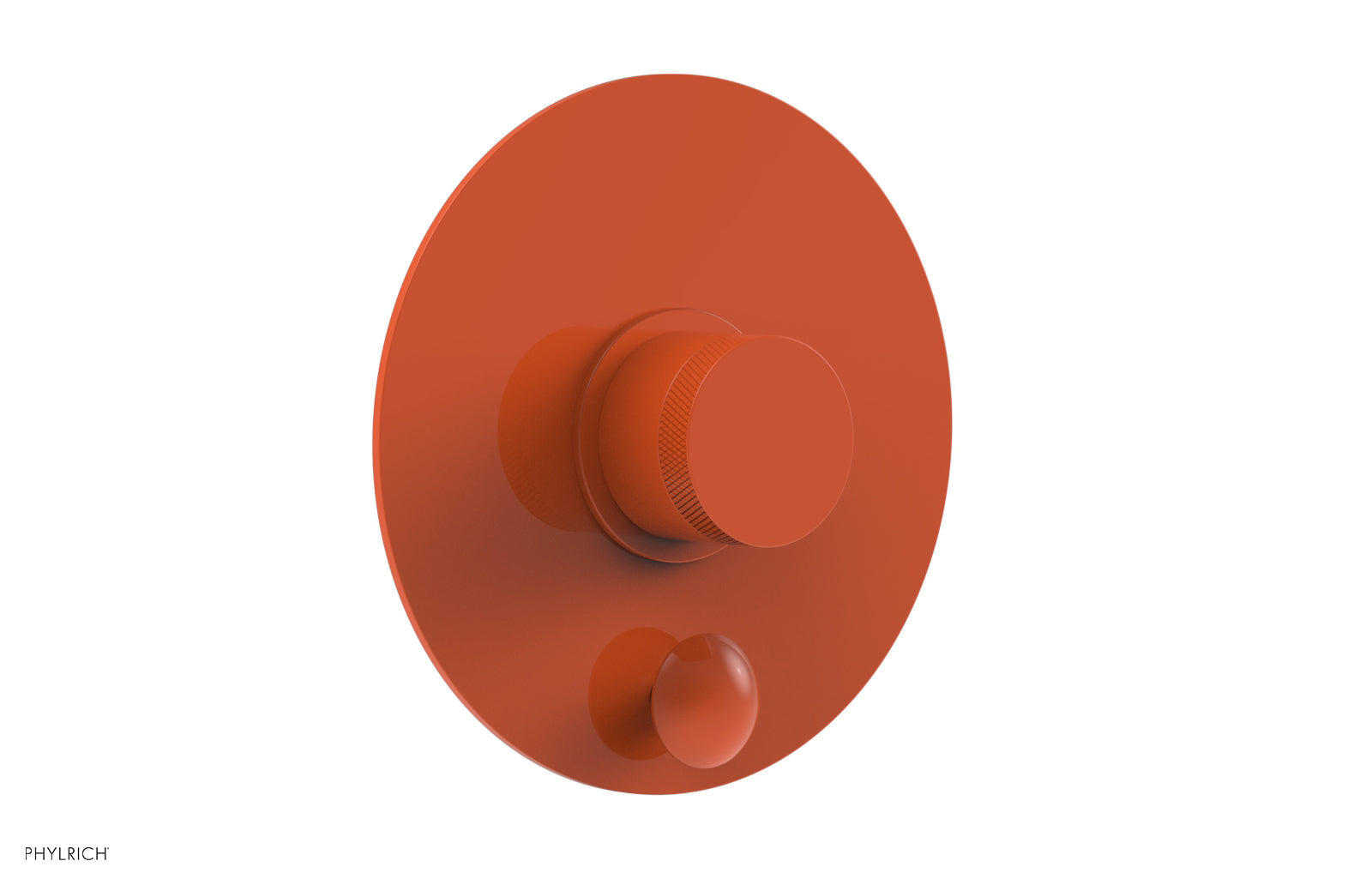 Phylrich BASIC II Pressure Balance Shower Plate with Diverter and Handle Trim Set