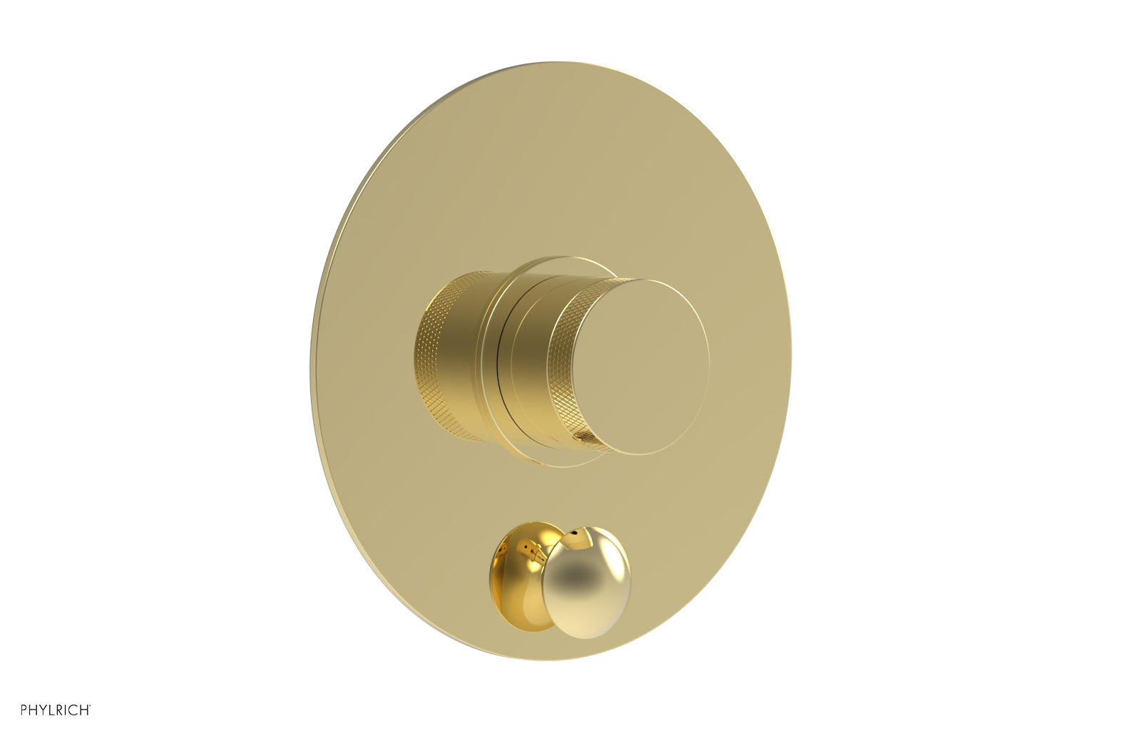Phylrich BASIC II Pressure Balance Shower Plate with Diverter and Handle Trim Set