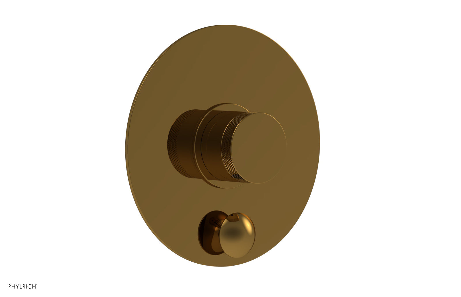 Phylrich BASIC II Pressure Balance Shower Plate with Diverter and Handle Trim Set