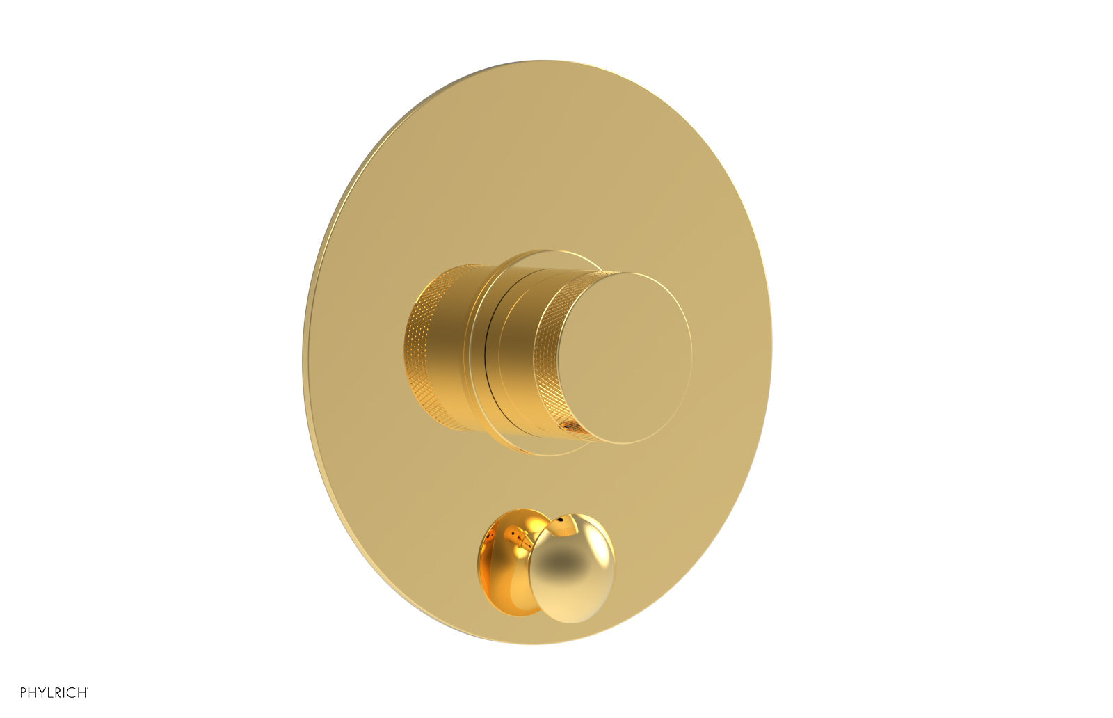 Phylrich BASIC II Pressure Balance Shower Plate with Diverter and Handle Trim Set