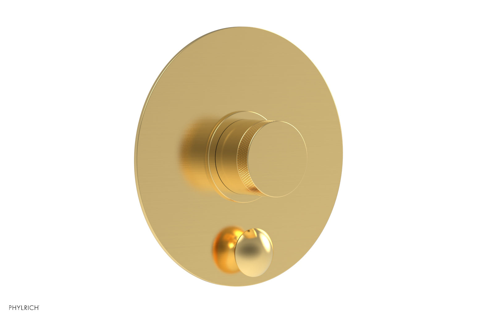 Phylrich BASIC II Pressure Balance Shower Plate with Diverter and Handle Trim Set
