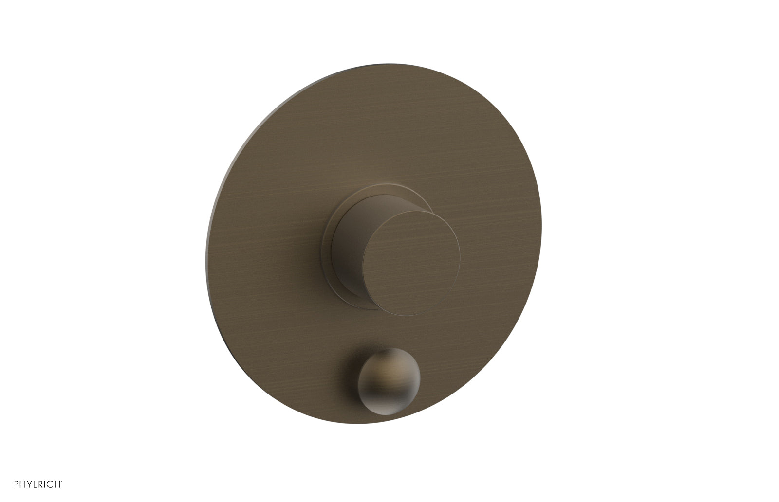 Phylrich BASIC II Pressure Balance Shower Plate with Diverter and Handle Trim Set