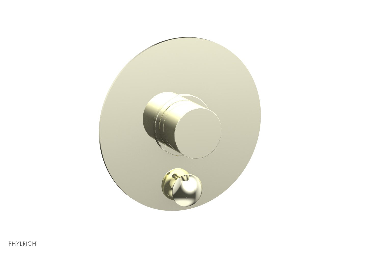 Phylrich BASIC II Pressure Balance Shower Plate with Diverter and Handle Trim Set
