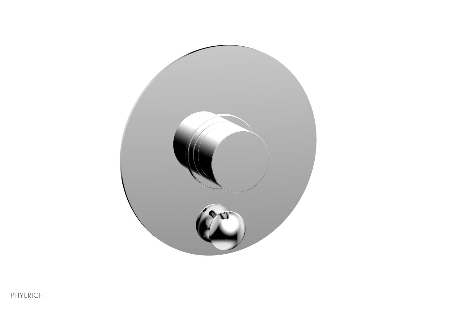 polished chrome shower plate