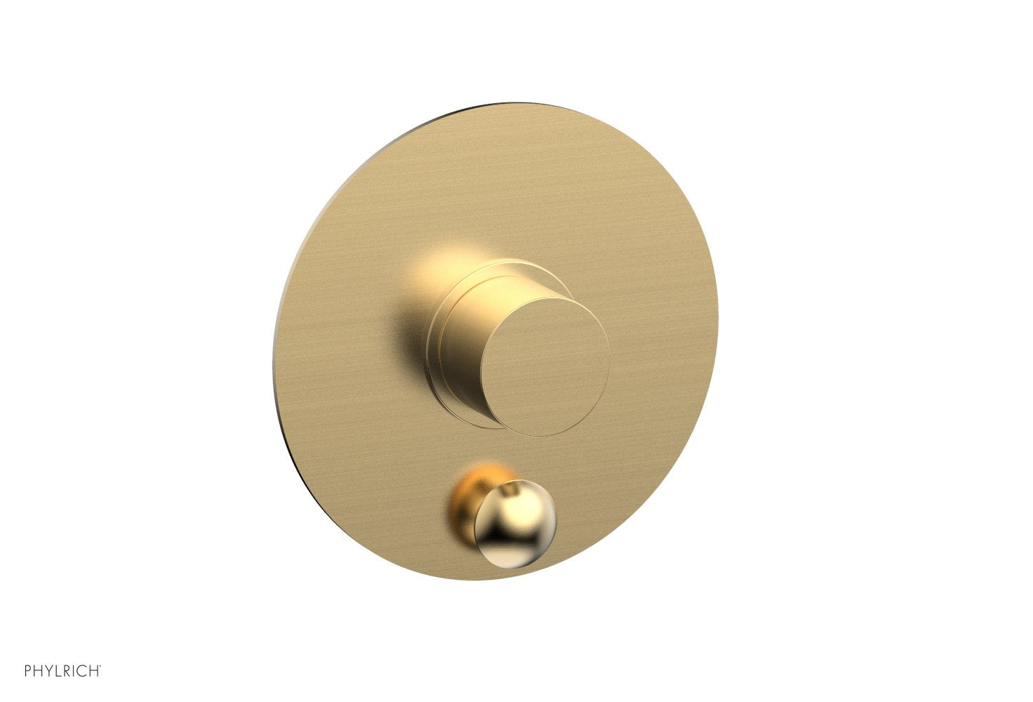 Phylrich BASIC II Pressure Balance Shower Plate with Diverter and Handle Trim Set