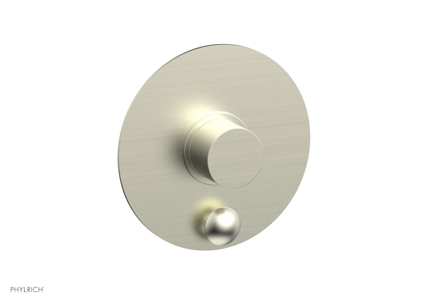 Phylrich BASIC II Pressure Balance Shower Plate with Diverter and Handle Trim Set