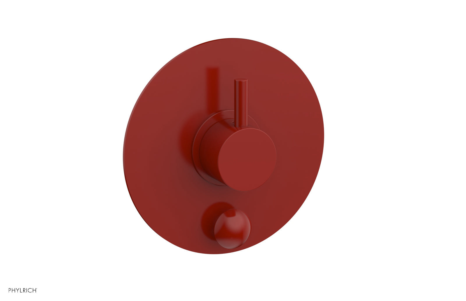 Phylrich BASIC II Pressure Balance Shower Plate with Diverter and Handle Trim Set