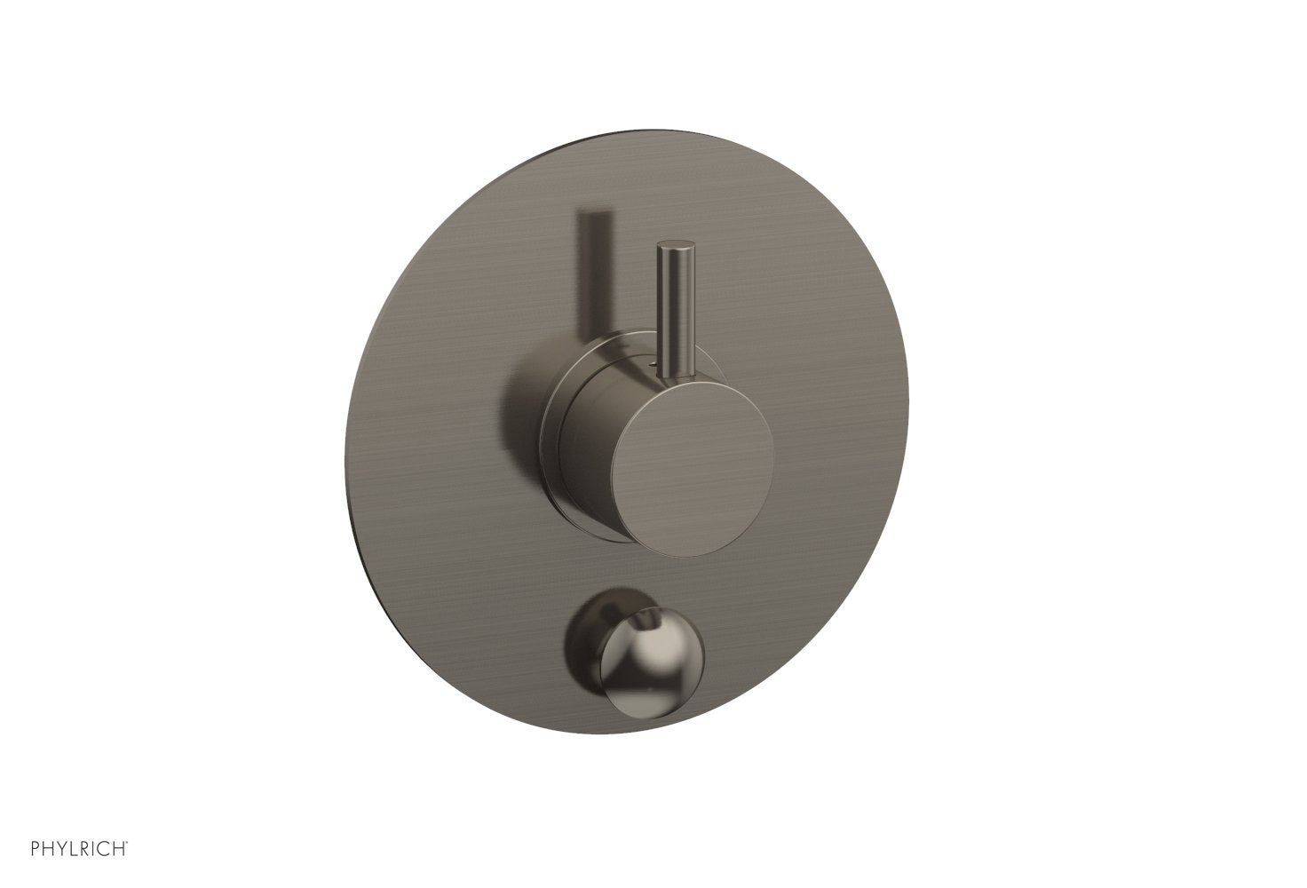Phylrich BASIC II Pressure Balance Shower Plate with Diverter and Handle Trim Set