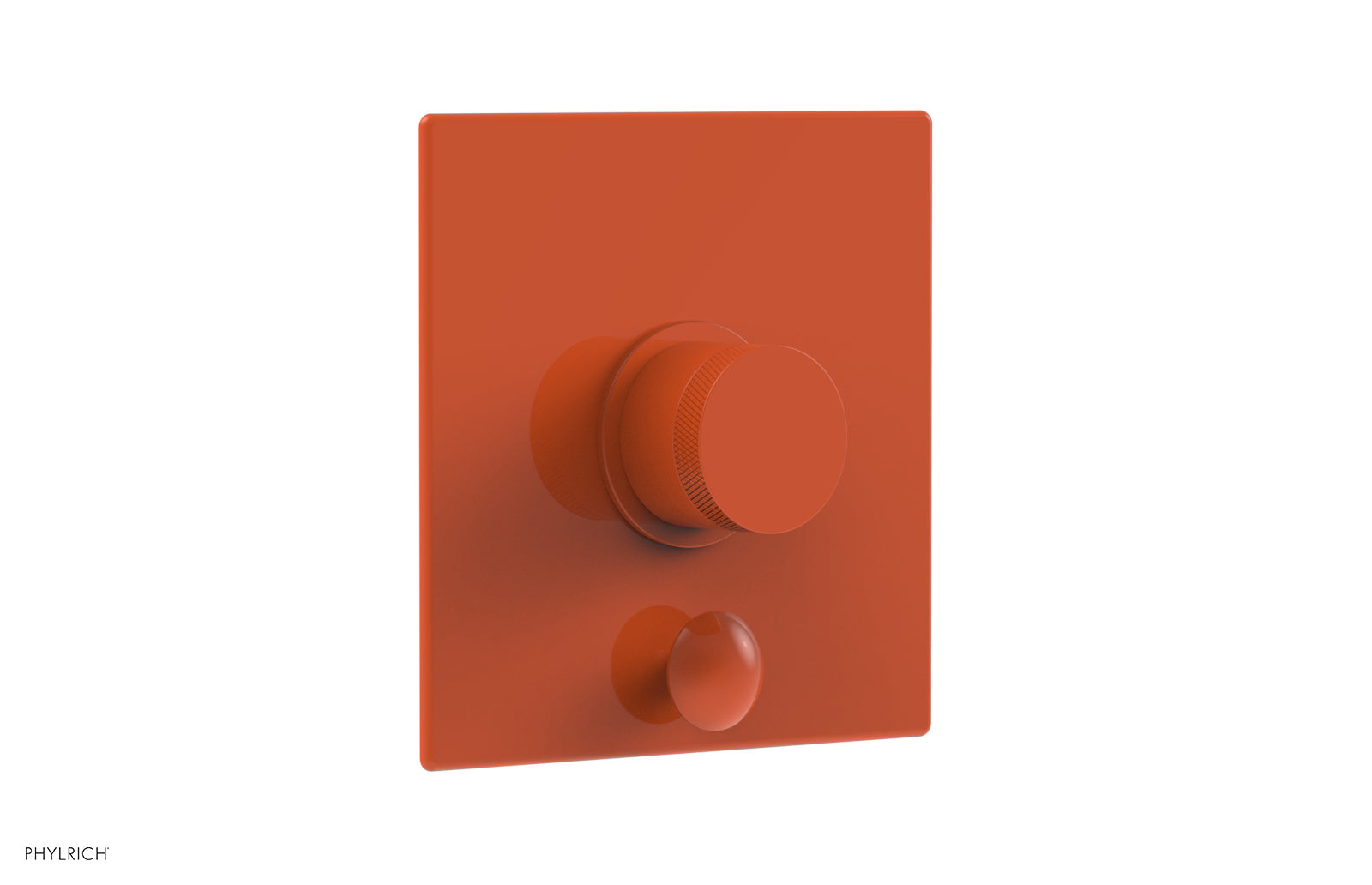 Phylrich BASIC II Pressure Balance Shower Plate with Diverter and Handle Trim Set