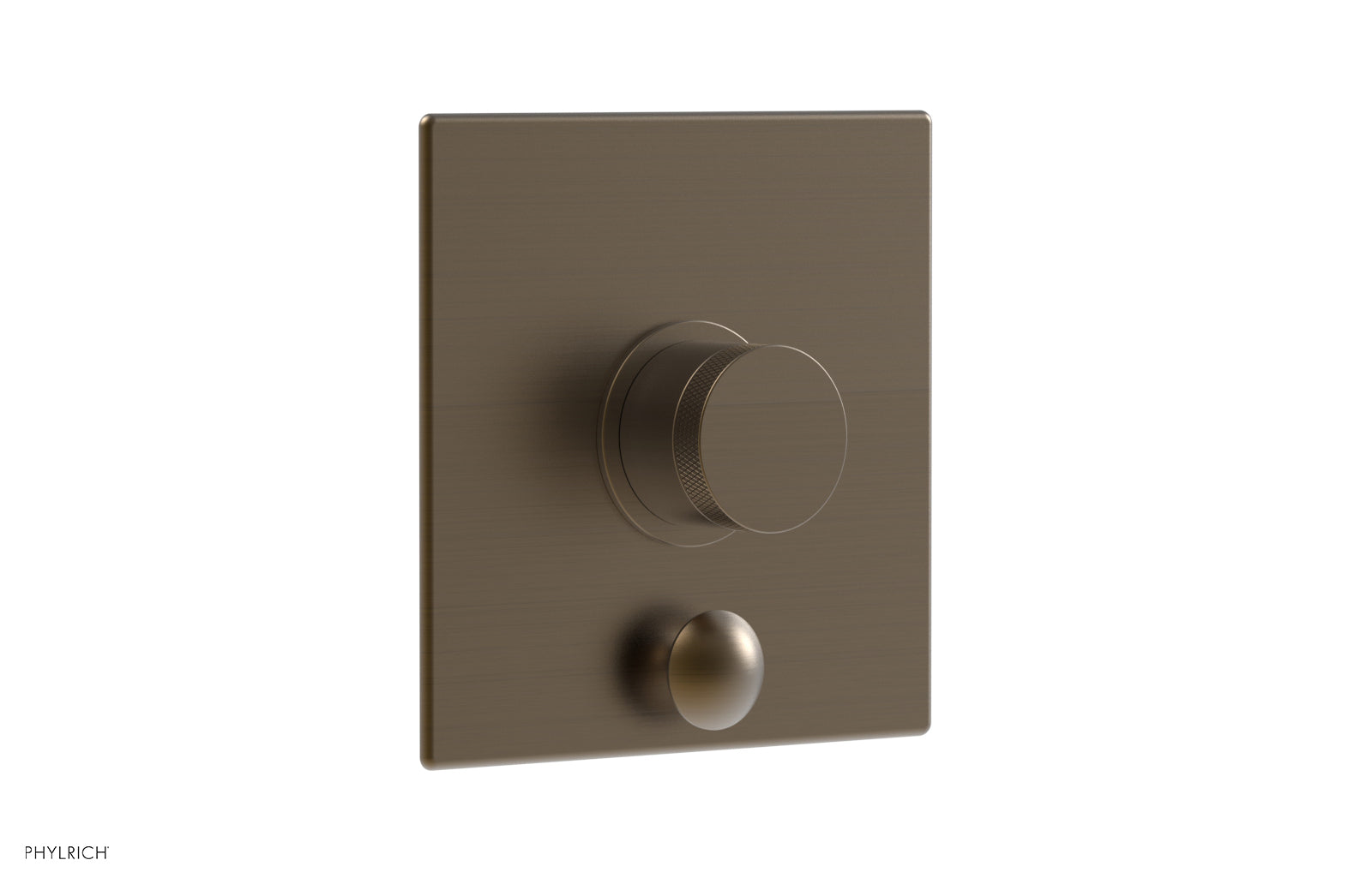 Phylrich BASIC II Pressure Balance Shower Plate with Diverter and Handle Trim Set