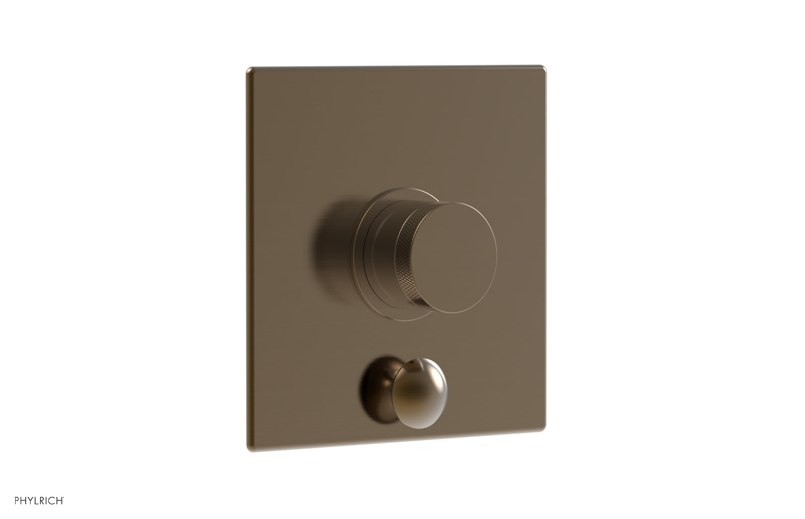Phylrich BASIC II Pressure Balance Shower Plate with Diverter and Handle Trim Set