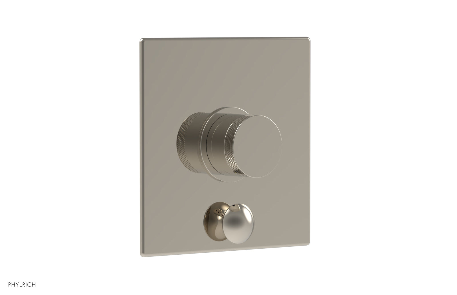 Phylrich BASIC II Pressure Balance Shower Plate with Diverter and Handle Trim Set