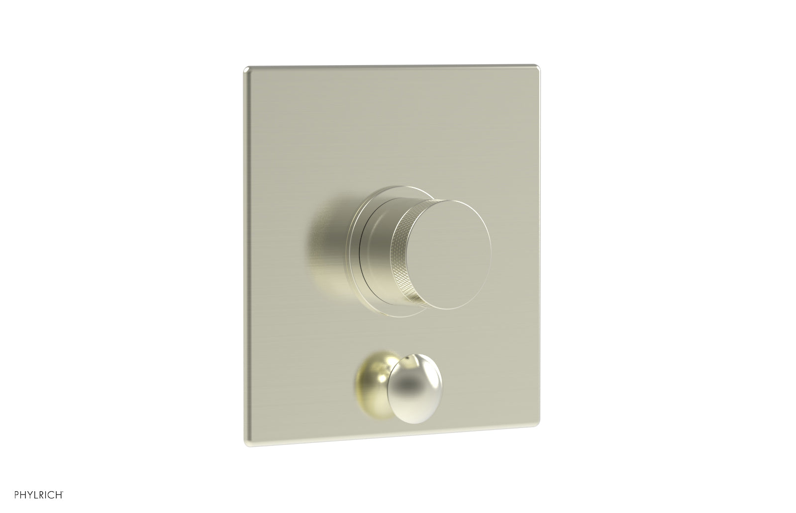 Phylrich BASIC II Pressure Balance Shower Plate with Diverter and Handle Trim Set