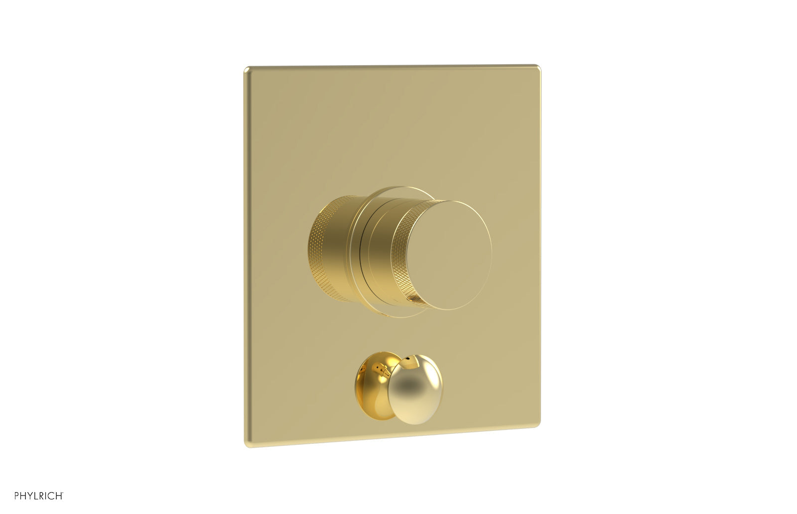 Phylrich BASIC II Pressure Balance Shower Plate with Diverter and Handle Trim Set
