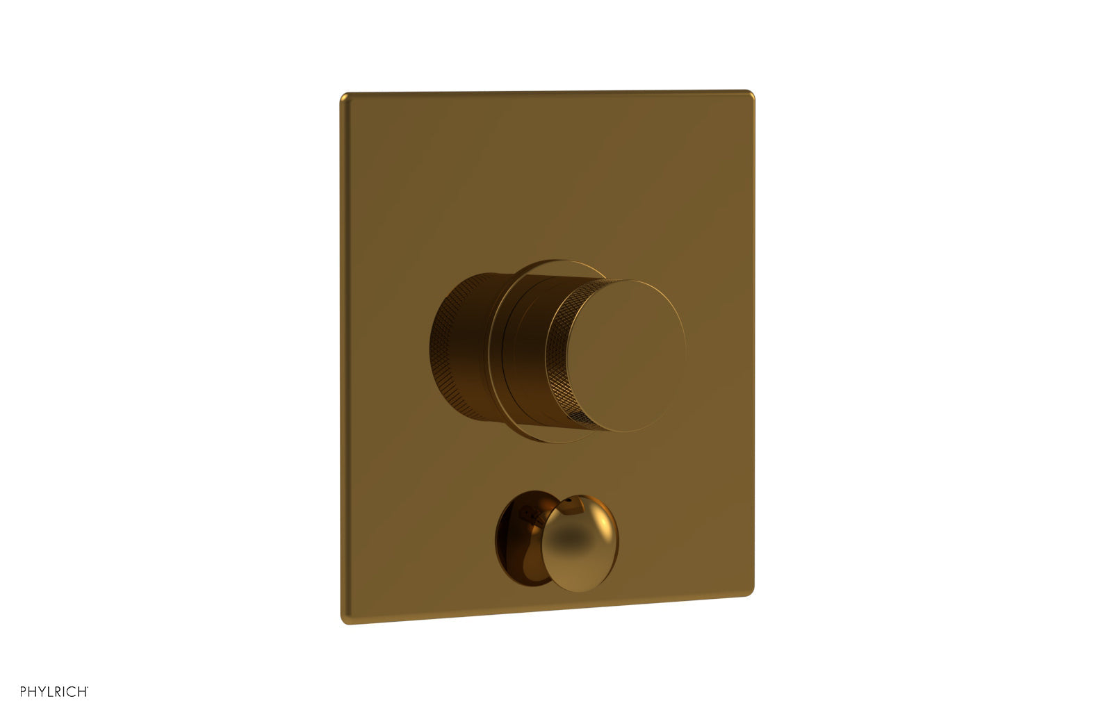 Phylrich BASIC II Pressure Balance Shower Plate with Diverter and Handle Trim Set