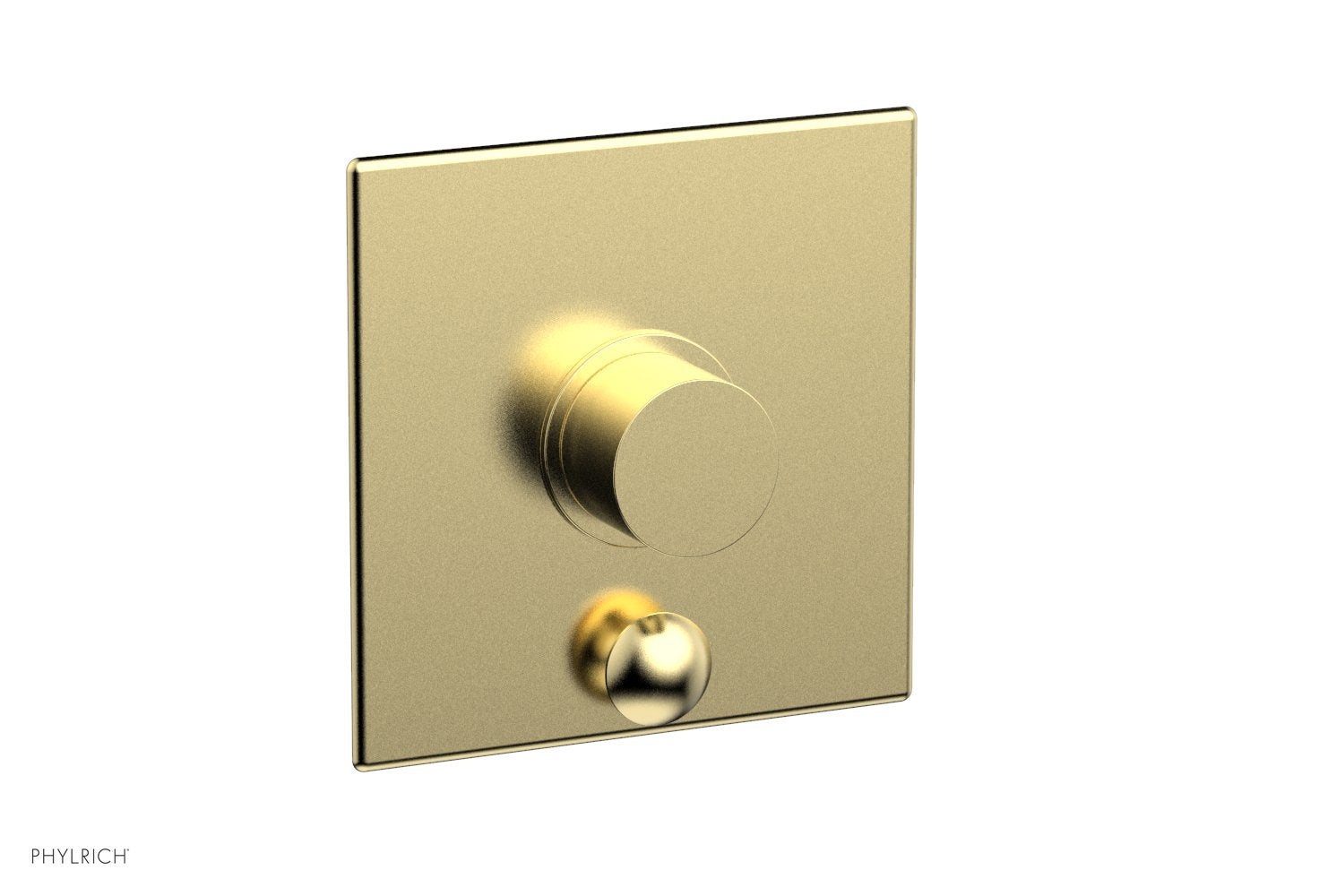 Phylrich BASIC II Pressure Balance Shower Plate with Diverter and Handle Trim Set