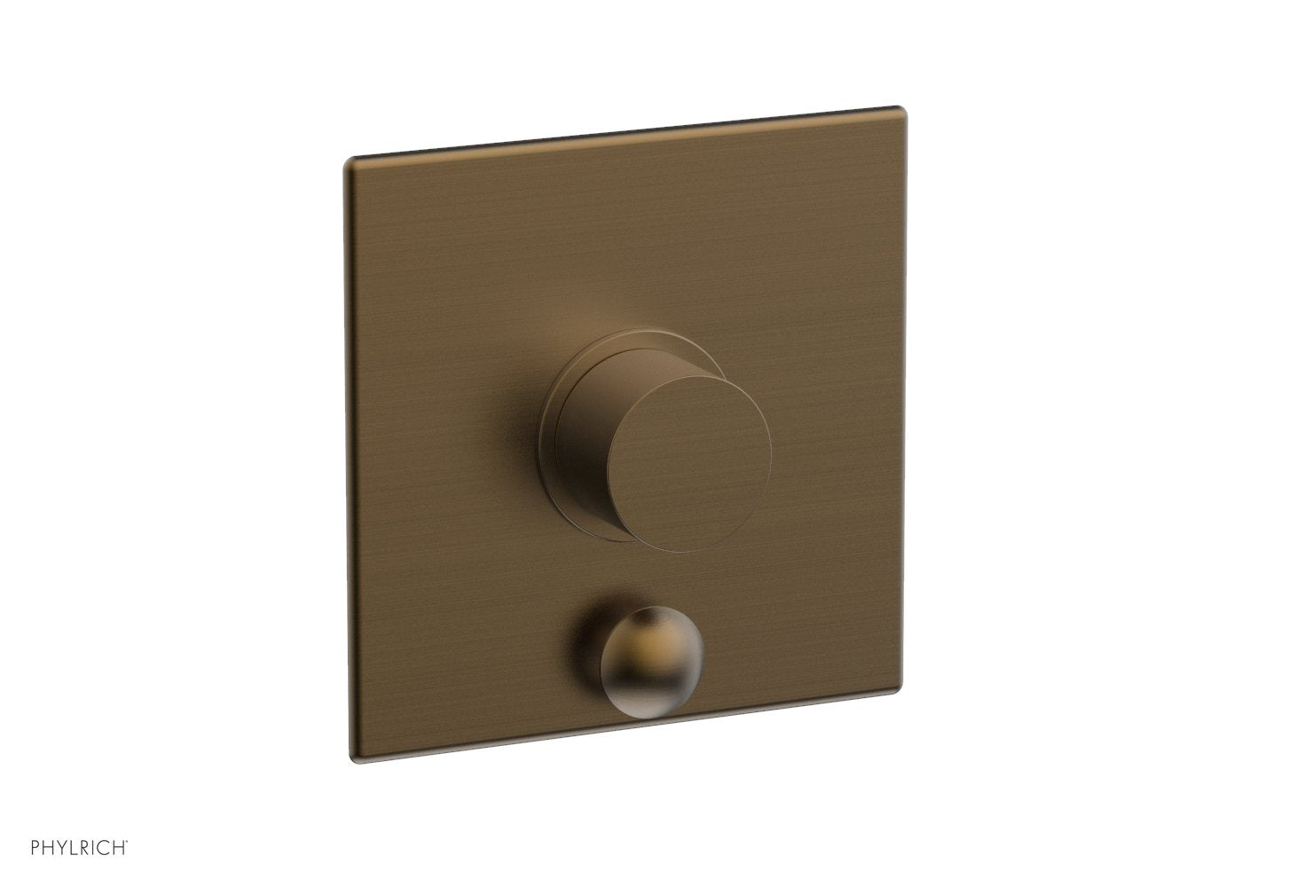 Phylrich BASIC II Pressure Balance Shower Plate with Diverter and Handle Trim Set