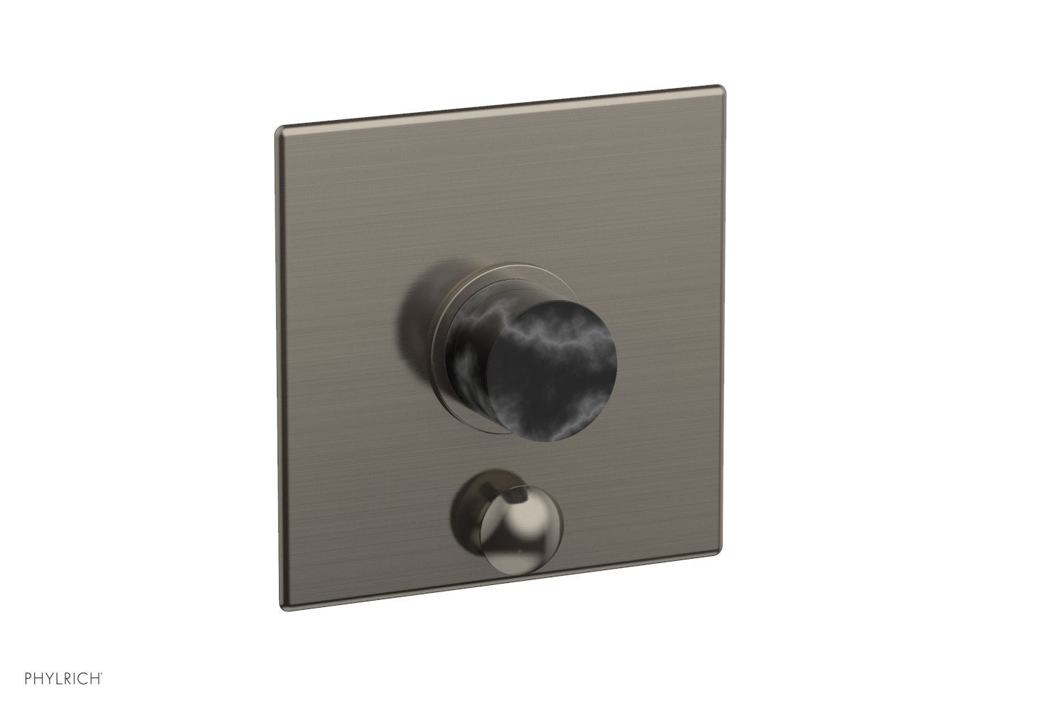 Phylrich BASIC II Pressure Balance Shower Plate with Diverter and Handle Trim Set