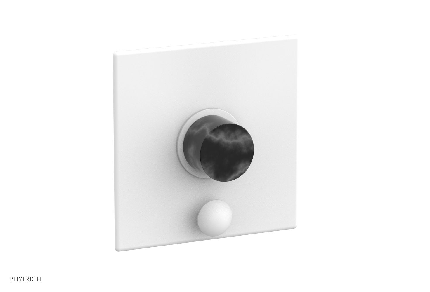 Phylrich BASIC II Pressure Balance Shower Plate with Diverter and Handle Trim Set